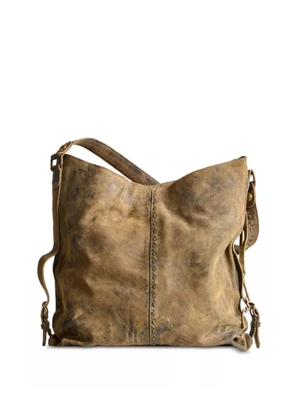 Free People Dallas Large Distressed Leather Tote